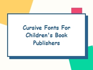 Gentle Cursive Fonts for Young Readers