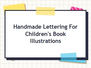Joyful Hand Lettering for Children's Books